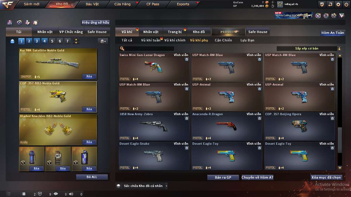 shop acc cf uy tin gia re